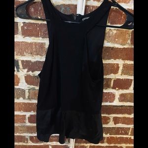 Peplum tank.